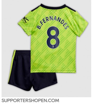 Manchester United Bruno Fernandes #8 Tredje tröja Barn 2022-23 Kortärmad (+ korta byxor)